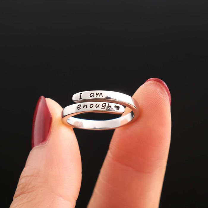 SelfLove™ 'I Am Enough' Ring | Buy One Get One Free