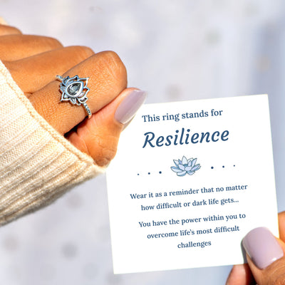 SelfLove™ Resilience Lotus Ring